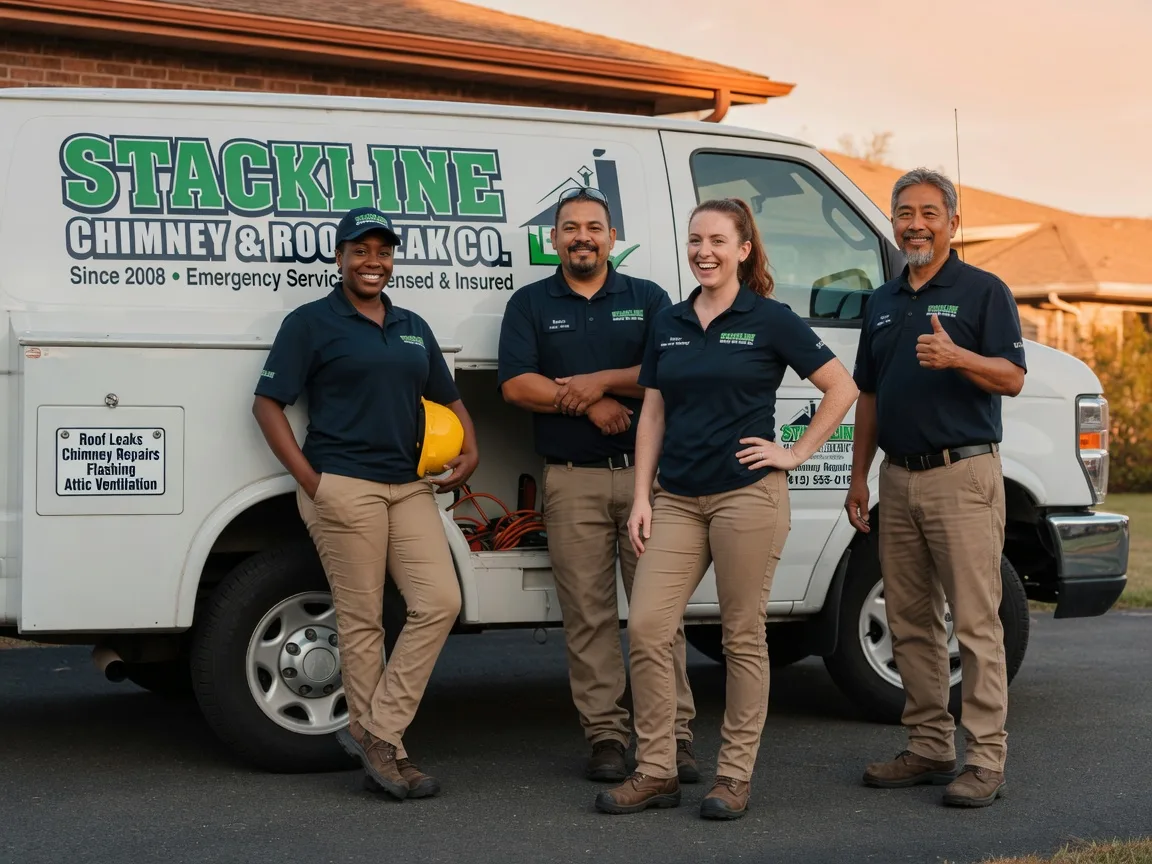Chimney flashing repair company in Ossian, IN